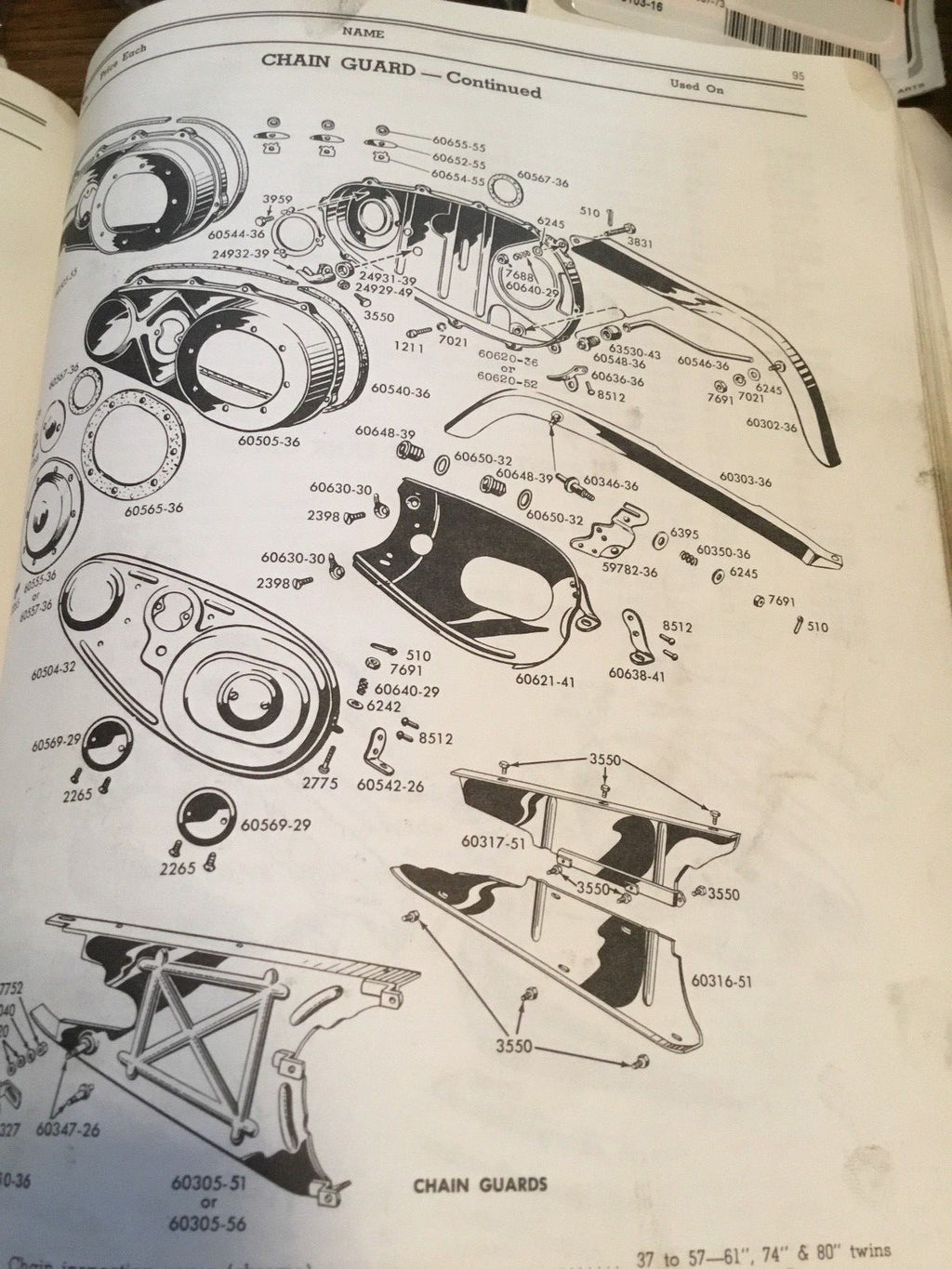 Harley 60630-30 45" Solo WL WLA WLC WLD Servicar Primary Mount Kit 1941-64 USA