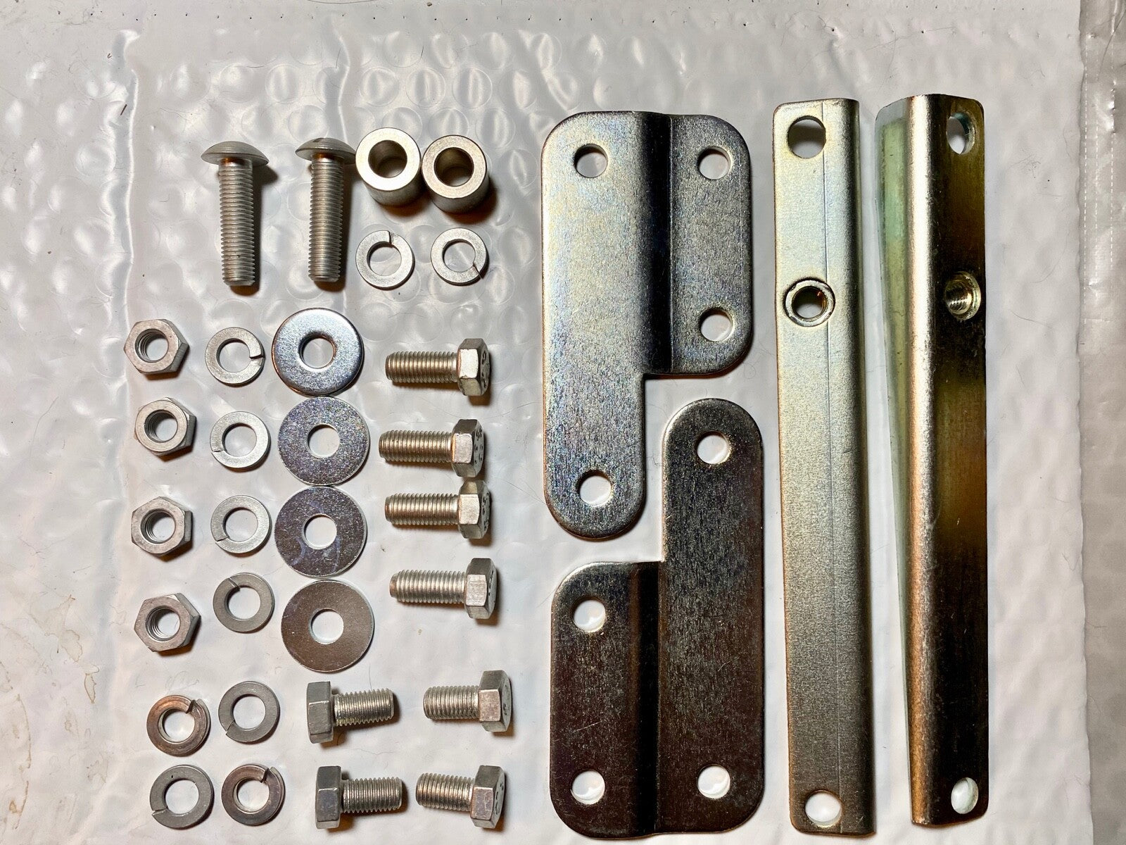 Harley Panhead Windshield Mounting Brackets w/ Extensions CP Bolts 1949-59 USA 