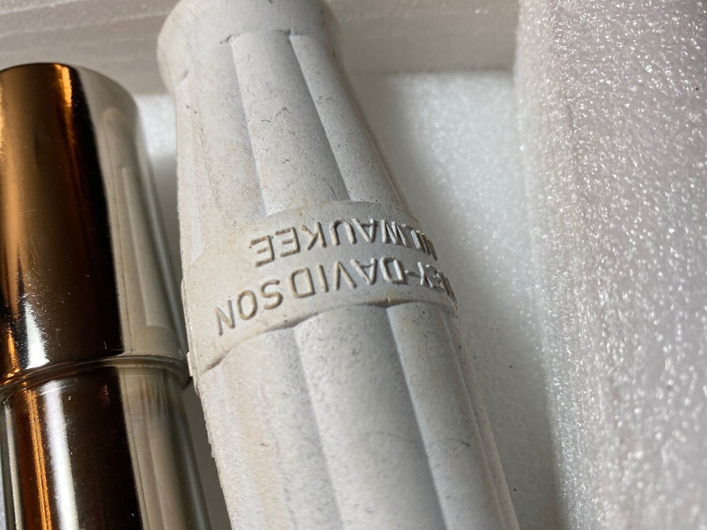 Harley JD VL Nickel Throttle & Spark Spirals & White Grips 1916-34 OEM# 3312-16 