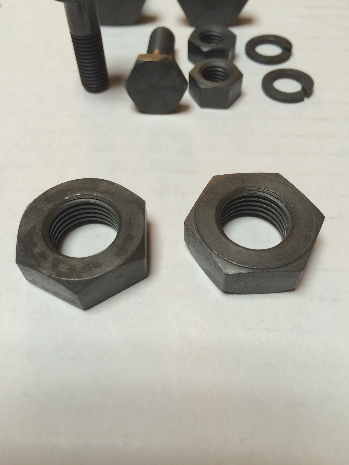 Harley Knucklehead UL Panhead Rear Crash Bar Mounting Hardware Kit Parkerized 