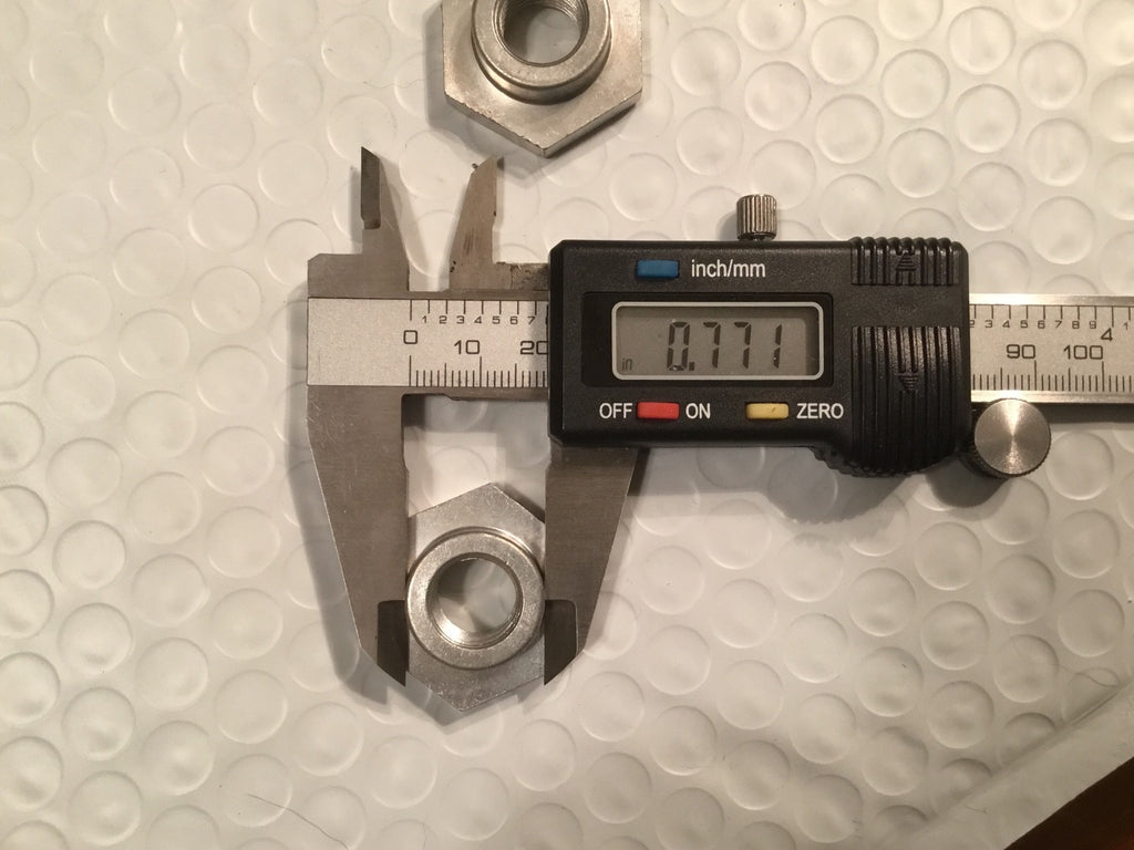 Harley 1936 VL VLH Fork Spring Nut Kit OEM# 2634-30 2634-36 USA Cad Chrome