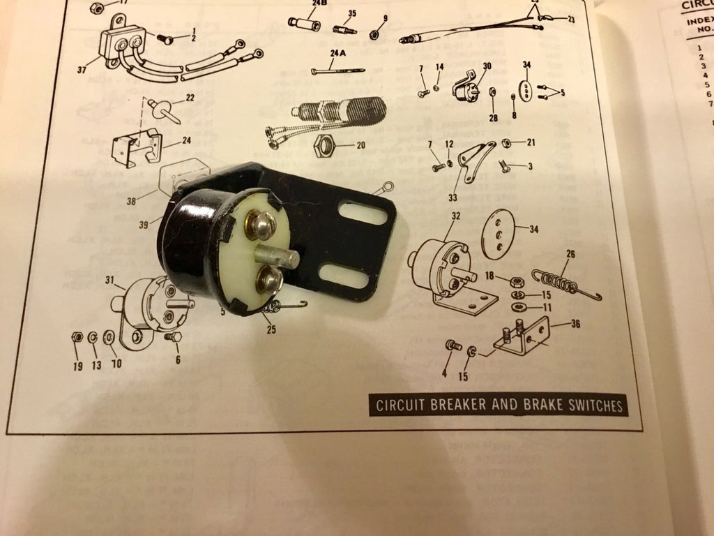 Harley NOS OEM Sportster Brake Light Switch # 72004-75 1975-78