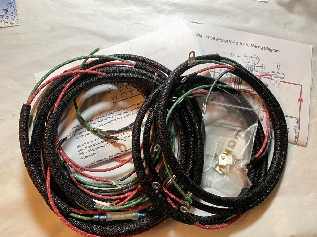 Harley 70320-56 K-Model XL XLH KH KHK Wiring Harness Kit 1956-58 USA0
