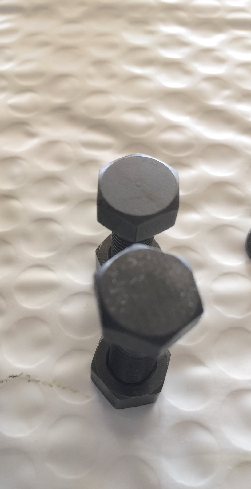 Harley 5/16”-24 x 1 3/8” Bolts w/ Nuts & Lock Washers x 4 OEM 066B Plain Head 