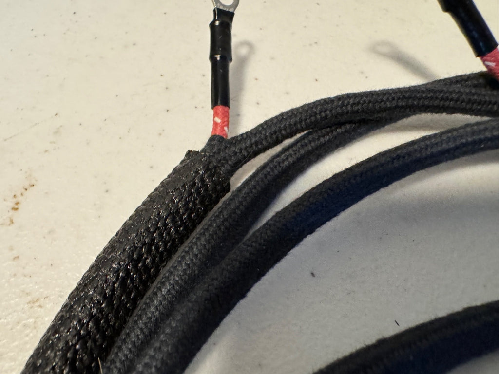 Harley 52-55 K-Model Premium Wiring Harness Cotton Woven Loom Correct  Terminals1