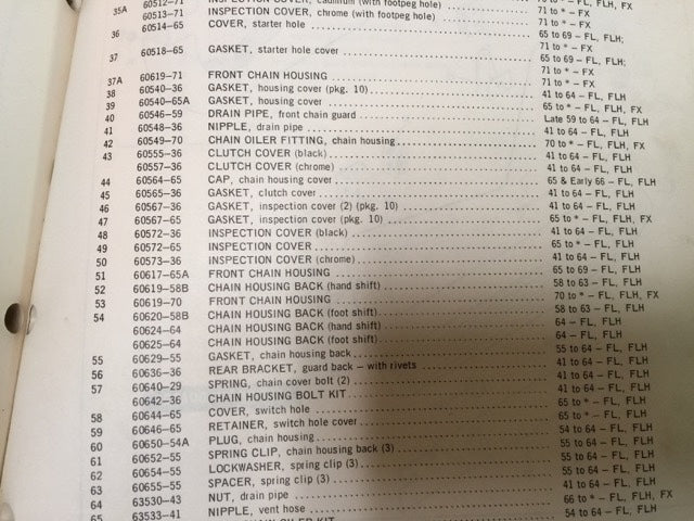 Harley 60564-65 Primary Inspection Plug 65-66 Electra-Glide Panhead Shovelhead