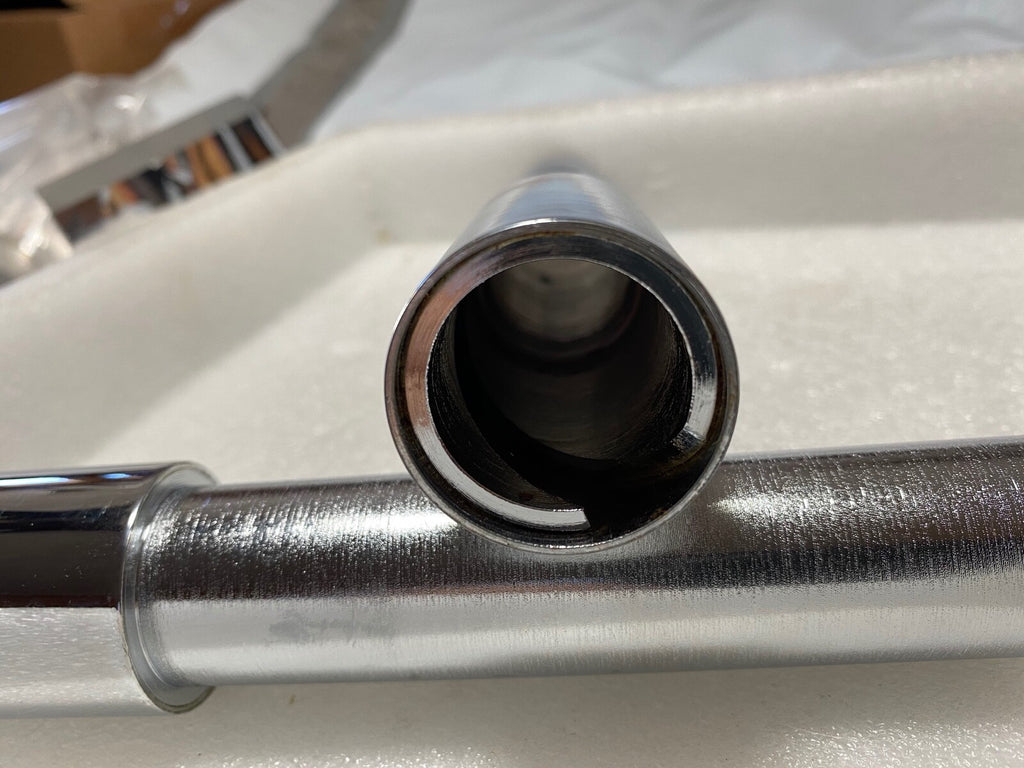 Harley JD VL Nickel Throttle & Spark Spirals & White Grips 1916-34 OEM# 3312-16 