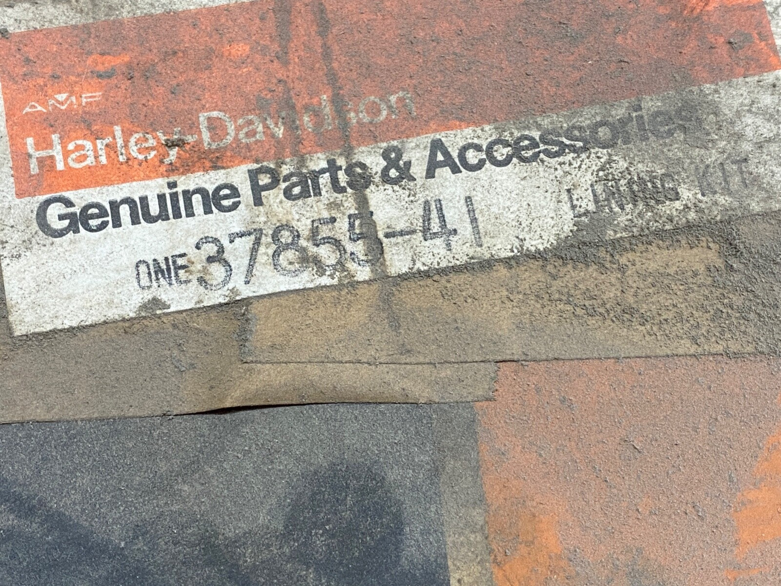 Harley 37855-41 NOS OEM Knucklehead Panhead UL Clutch Lining Set '41-'67 2484-41