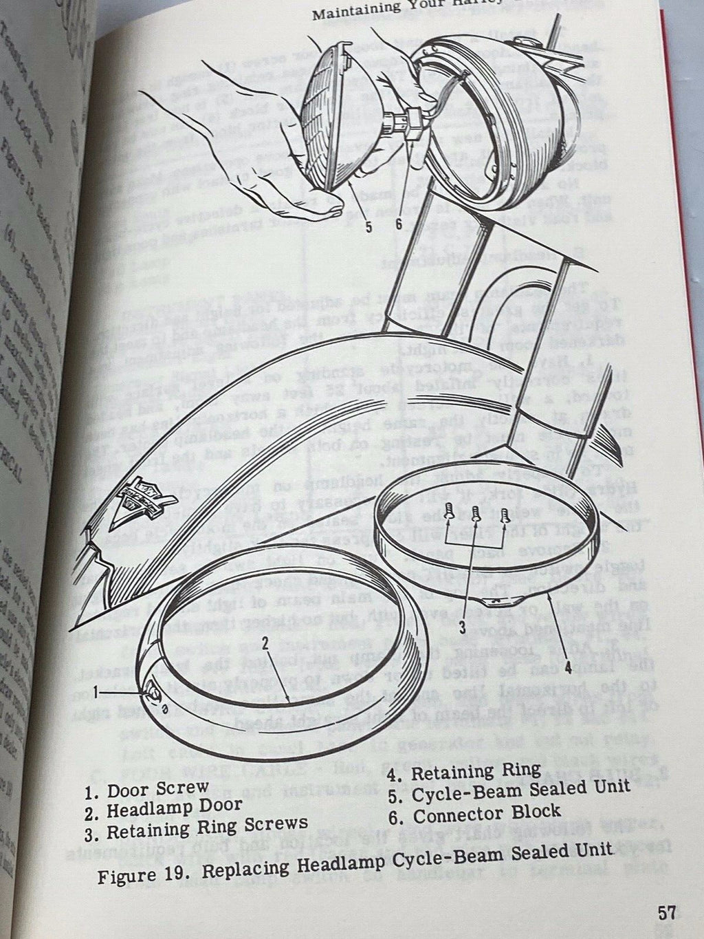 Harley Rider's Handbook Owner's Manual 1955-1957 Panhead EL FL Reprint