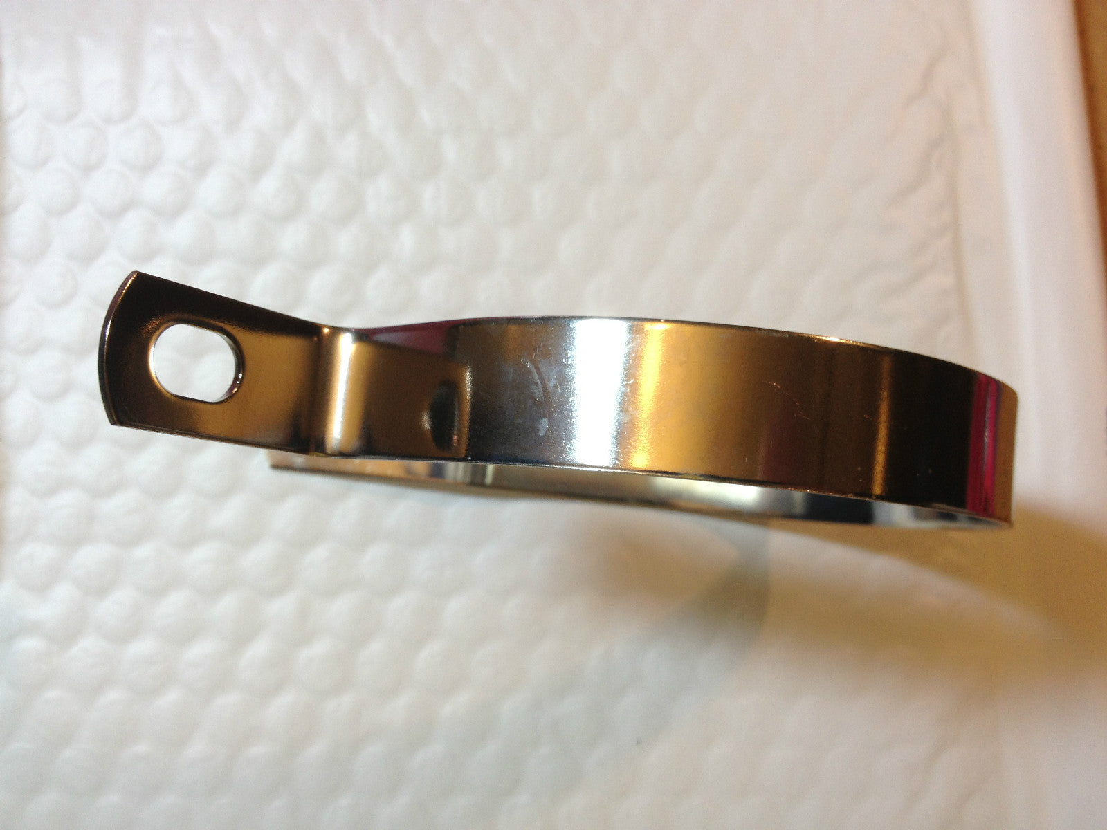 Harley Sportster XL XLCH Stainless Electric Starter Clamp Bracket 1967 to 1980 