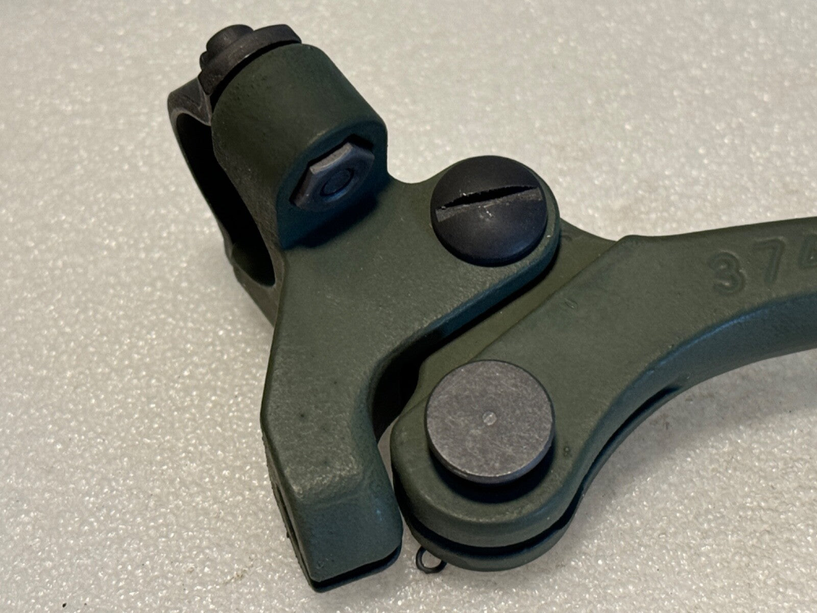 Harley 4149-41N WLA WLC Cast Iron Hand Front Brake Lever OD Green WWII Complete