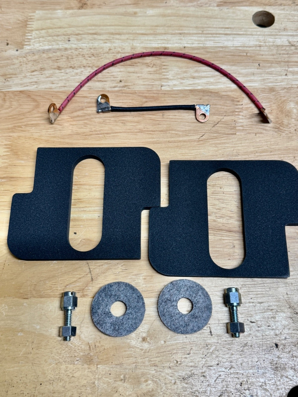 Harley 4427-15 Battery Pad Felt Screw & Wire Kit WL WLA WLC Servicar 1941-45 USA0