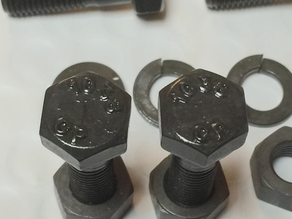 Harley CP-1038 5/16”-24 x 1" Bolts w/ Nuts & Lock Washers Qty 4 OEM 4000
