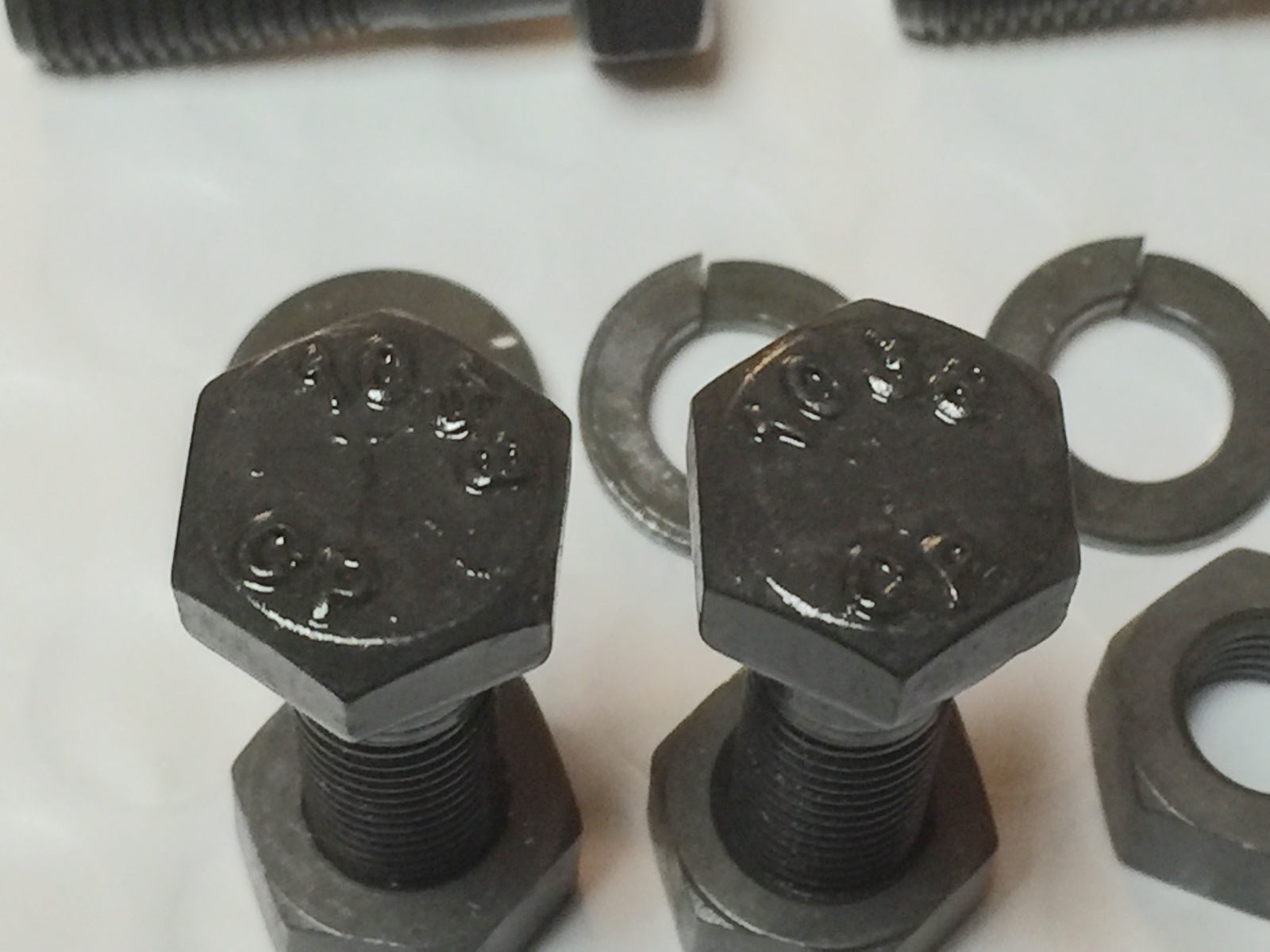 Harley CP-1038 5/16”-24 x 1" Bolts w/ Nuts & Lock Washers Qty 4 OEM 4000