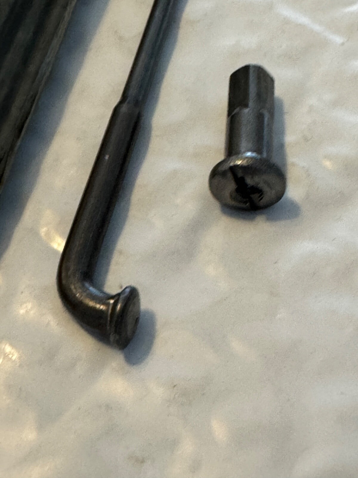 Harley Knucklehead Panhead 16" Raw Steel Star Hub Spokes OEM 43032-40 40-72