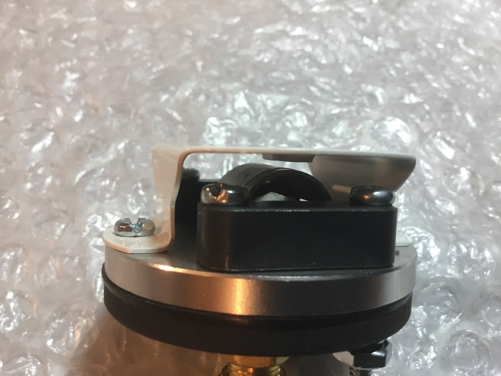 Harley 1936-37 Knucklehead UL WL Servicar Oil Pressure Gauge w/ Logo 4560-36