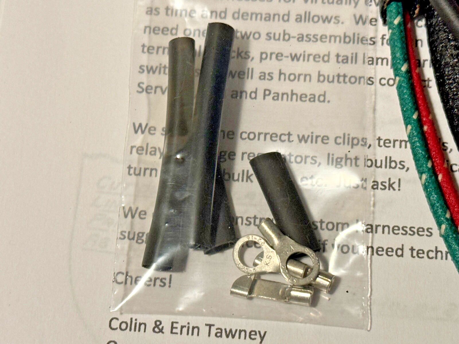 Harley 1963-67 Complete Panhead Shovel Turn Signal Wiring Overhaul Wire Harness