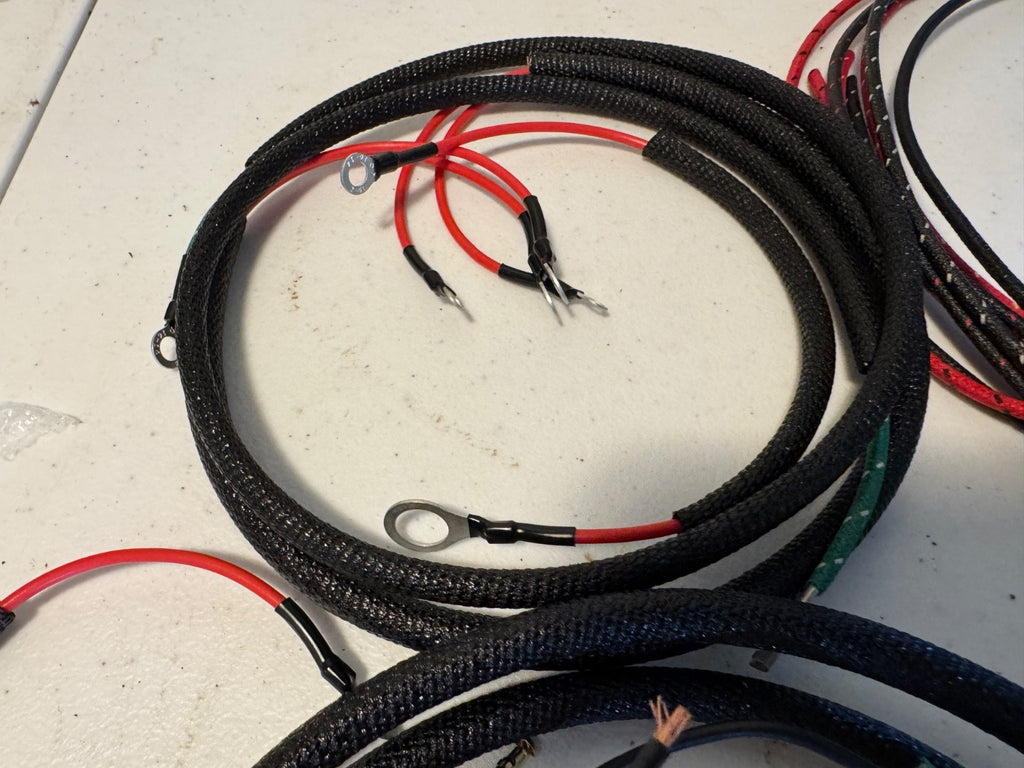 Harley Sportster XLH Wiring Harness Kit 1968-69 W/ Turn Signals Vinyl & Cotton3