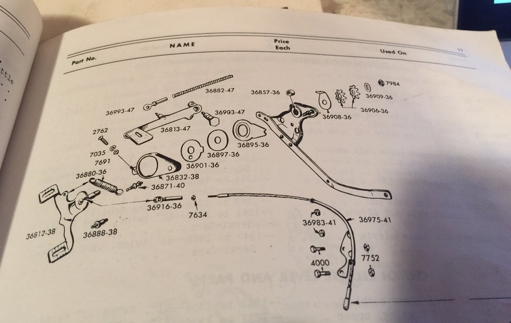 Harley Rocker Clutch Foot Clutch Jockey Friction Kit 45 Solo Servicar 38-52