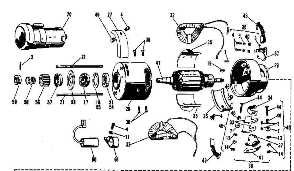 Harley NOS OEM 31037-58 Generator Oil Deflector Model 58R Radio Generator