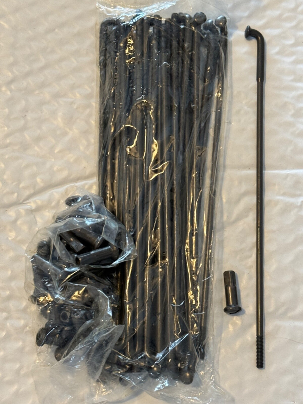 Harley Knucklehead UL WL 18" Parkerized Star Hub Spokes OEM# 3943-36 Euro