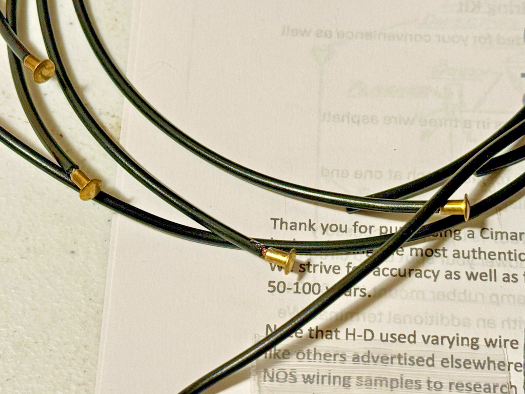 Harley 1963-67 Complete Panhead Shovel Turn Signal Wiring Overhaul Wire Harness