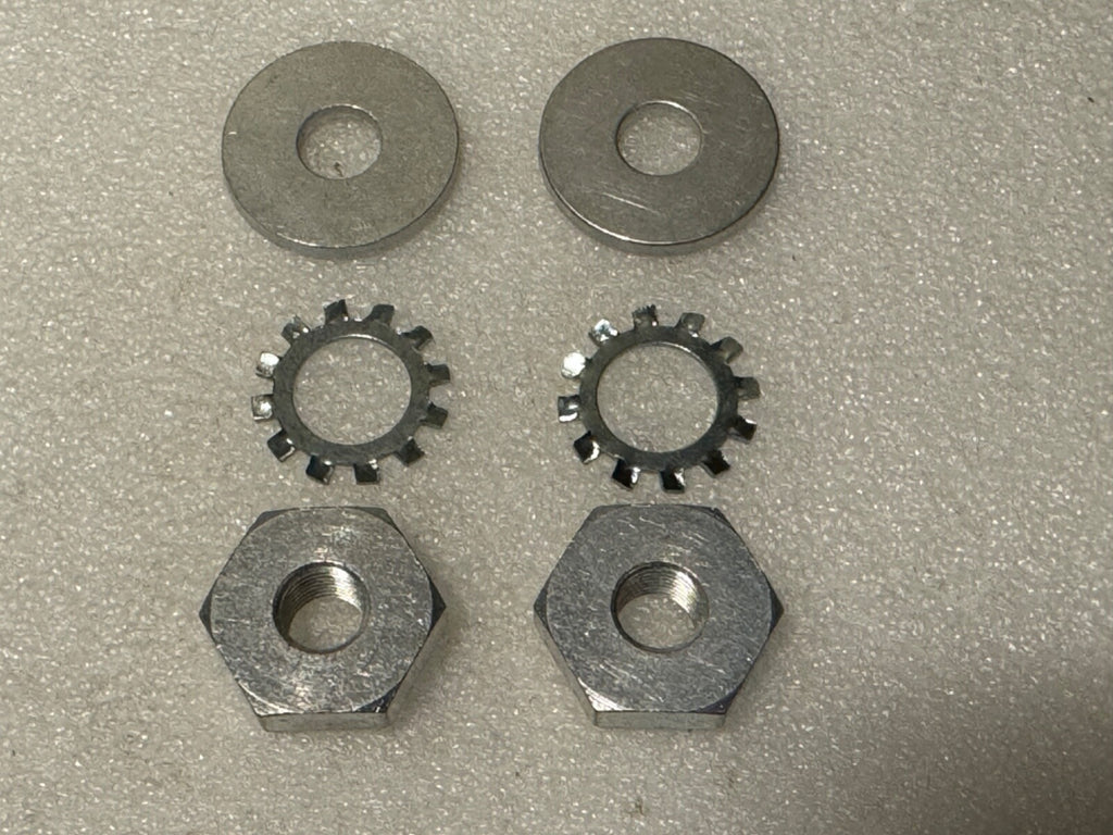 Harley Spotlamp Bar Mount Mounting End Nuts 1946-1957 W/ Front Monroe Shock Cad