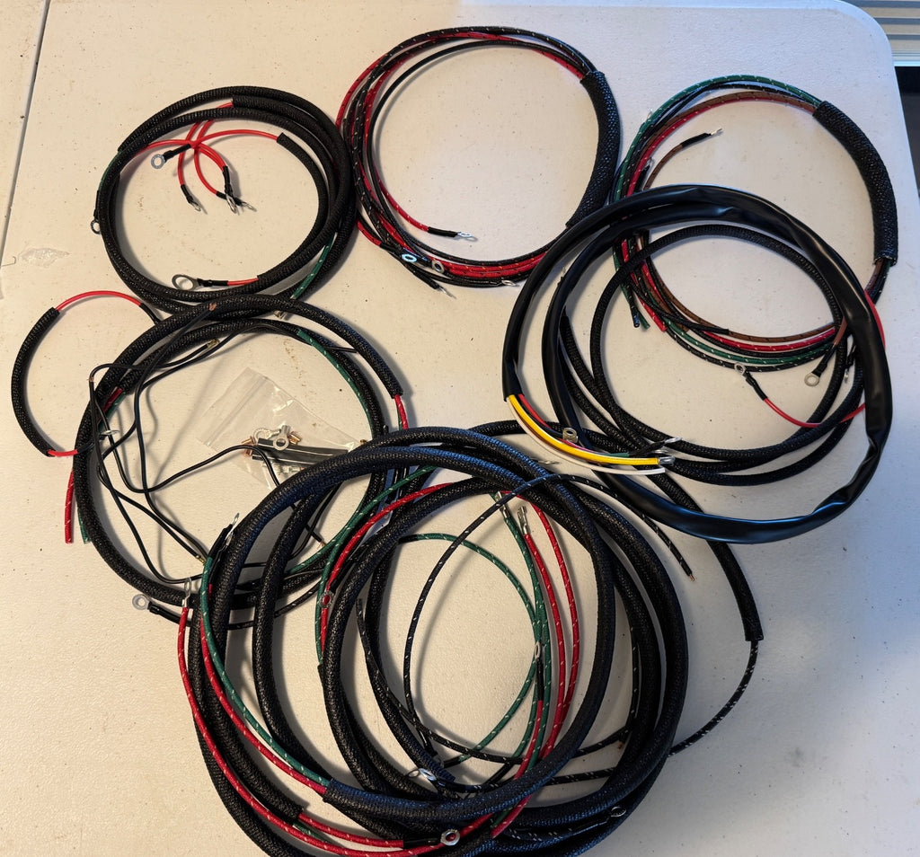 Harley Sportster XLH Wiring Harness Kit 1968-69 W/ Turn Signals Vinyl & Cotton0