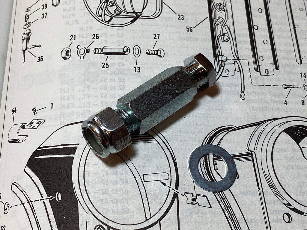 Harley Dash Center Stud Kit Two Light Knucklehead Panhead 1947-67, 71067-47 