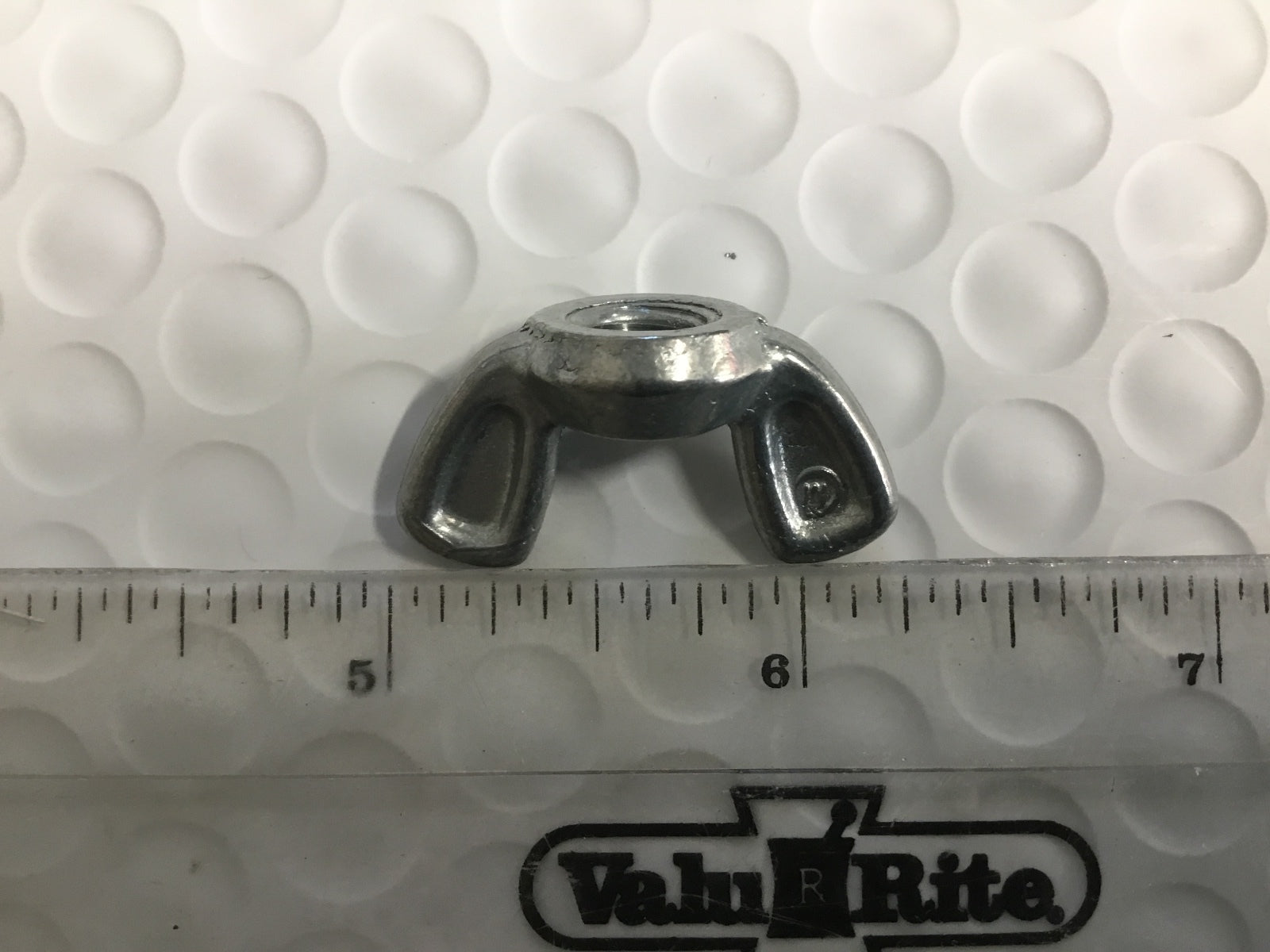 Harley Dimpled Zinc Alloy Buddy Seat Wing Nuts 5/16-18 Panhead #66387-26 '50-64