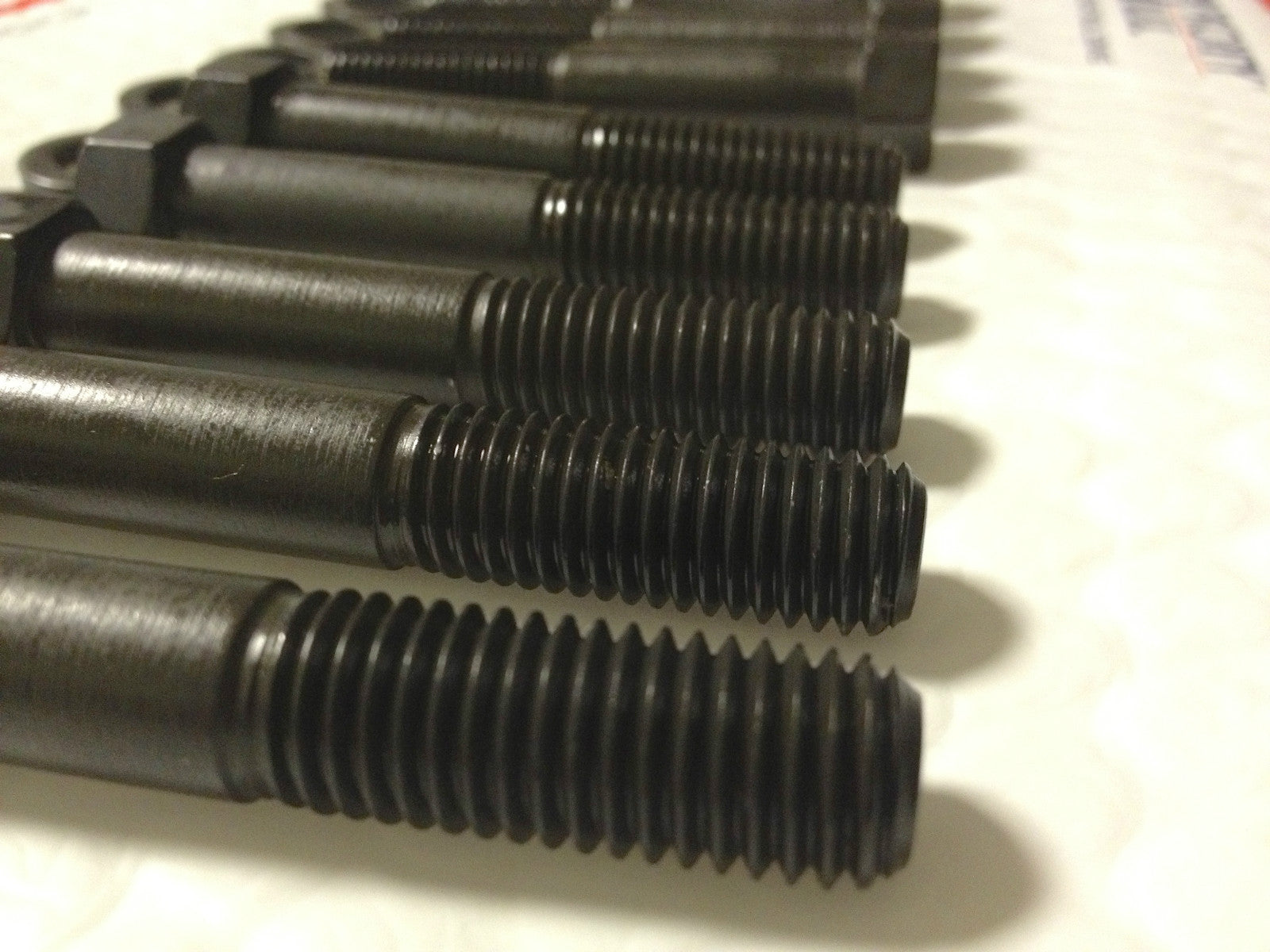 Harley Knucklehead Head Bolts 36-39 Parkerized Perfect Repro OEM# 14-36 15-36