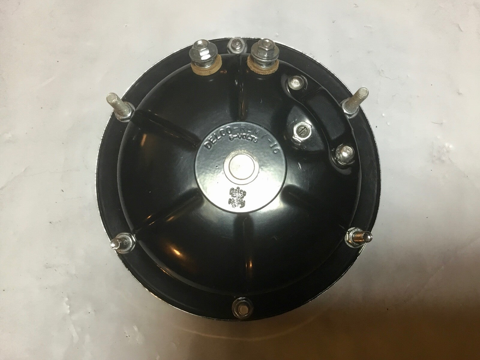 Harley 4801-31 Delco-Remy 16 "6 Bolt" Horn w/ Chrome Wing Face RL & WL 1936-39