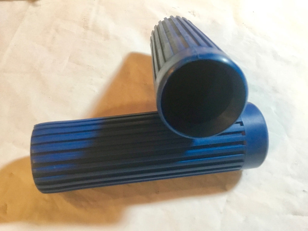 Harley Panhead Sportster XLH XLCH Ranger Pacer Topper Ribbed Grips 1962-'64 Blue