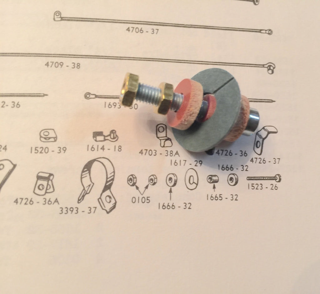 Harley 1523-26A Electrical Frame Terminal Kit 32-48 Knucklehead WLA VL RL UL