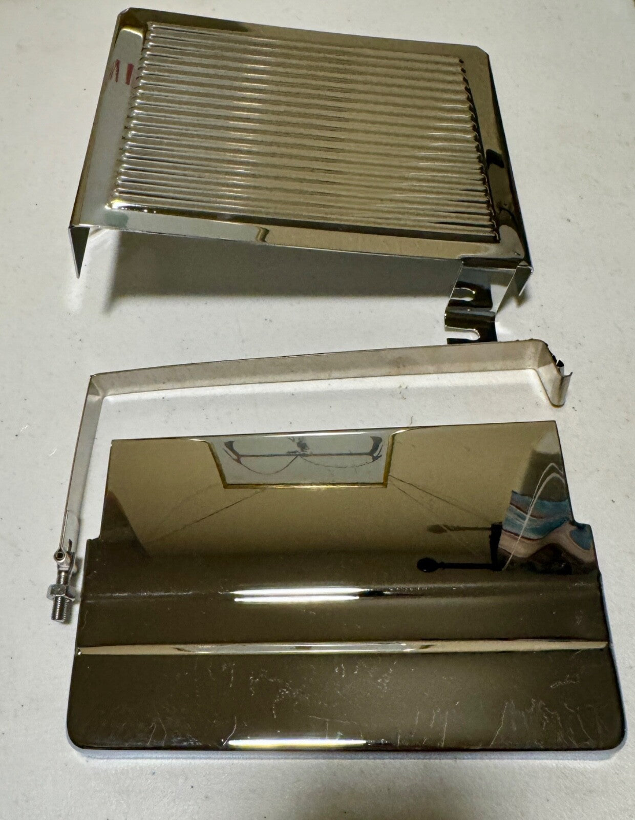 Harley 1965-1969 Electra-Glide Chrome Battery Cover Three Piece Kit 66378-65