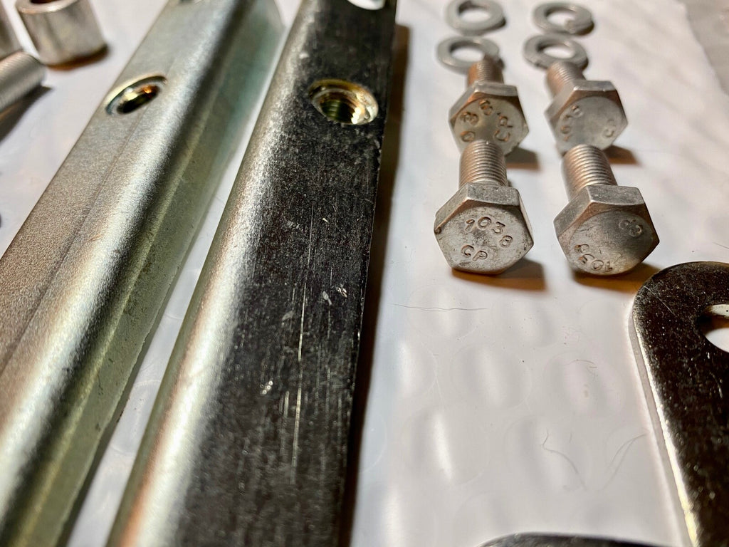 Harley Panhead Windshield Mounting Brackets w/ Extensions CP Bolts 1949-59 USA 