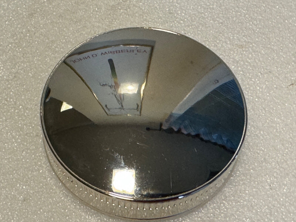 Harley 3507-37 1937-41 Early 45 Servicar Nickel EDM Oil Tank Cap W WL Euro "C"