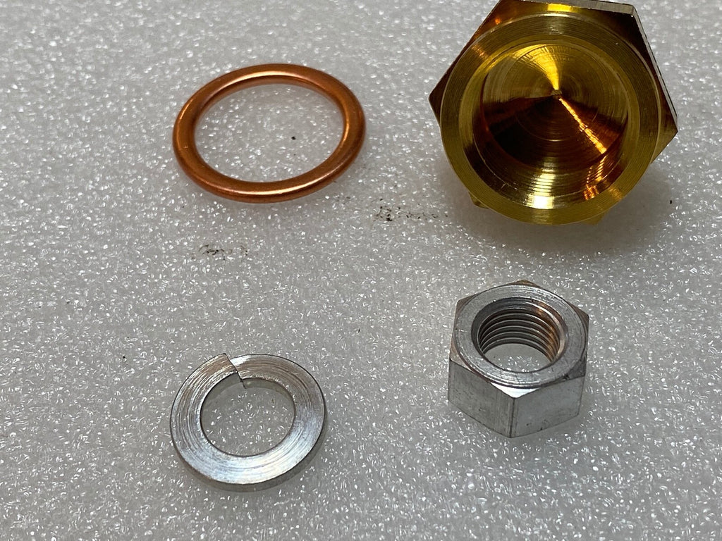 Harley 1268-29 Schebler & Linkert Brass Bowl Nut Kit 1929-36 VL VLD DL RL EL 