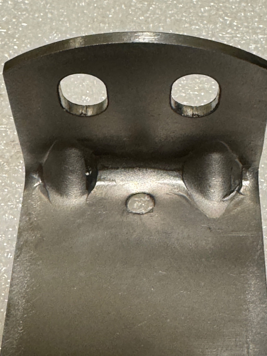 Harley VL RL WL WLA WLC Single Upper Rear Fender Bracket w/ Rivets 1926-1952