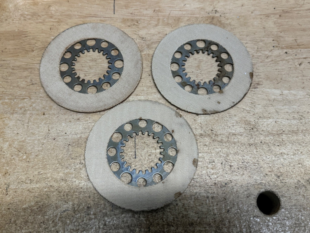 Harley NOS 37927-48 Hummer Scat Pacer Bobcat Clutch Friction Discs 1948-66
