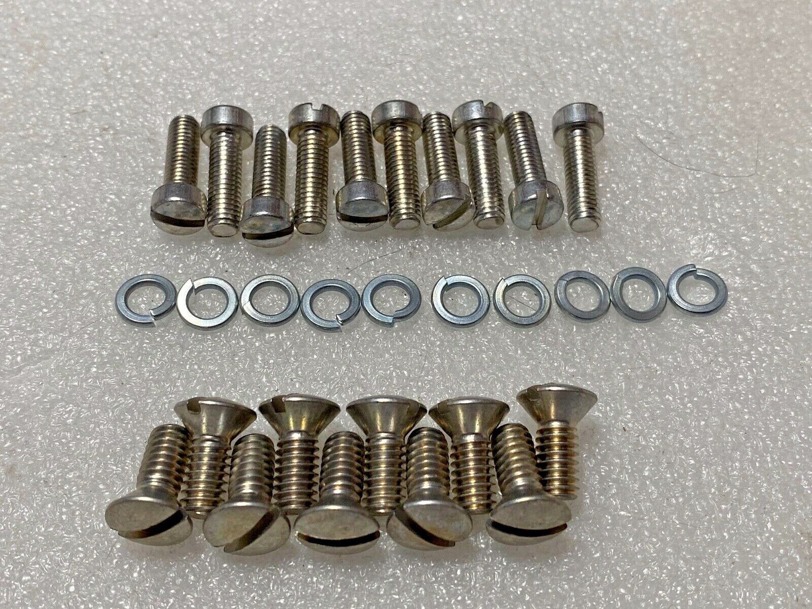 Harley Filister Head Primary Cover Screw Kit 36-49 Knucklehead Panhead U Cad USA