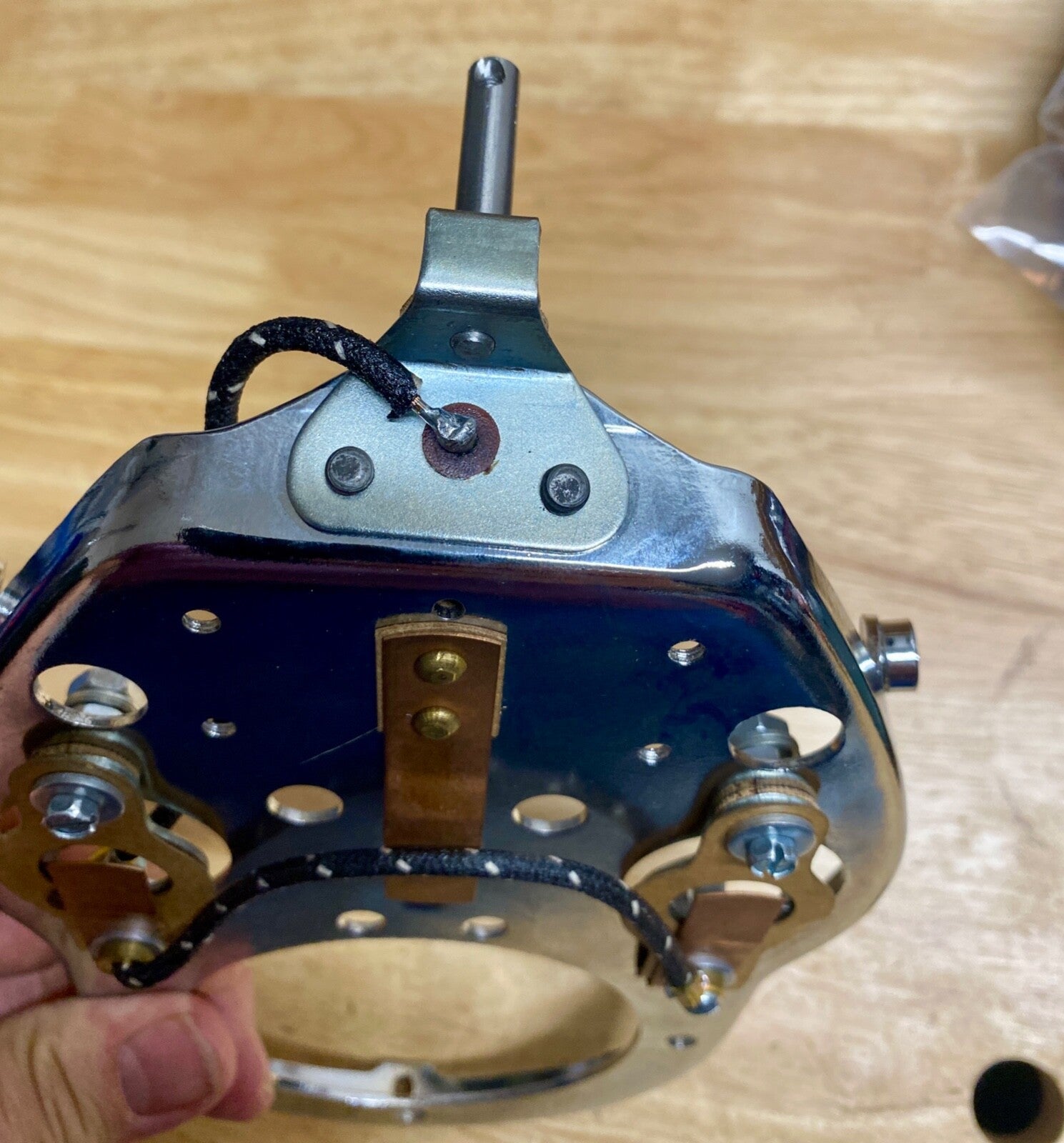 Harley Pre-Wired Cat Eye Dash Base Knucklehead  UL WL  1939-45 European/USA