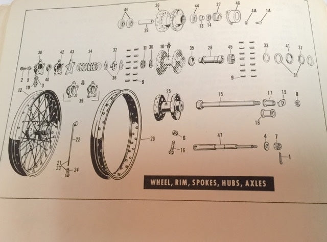 Harley 41595-67 Rear Axle Spacer Shovelhead Electra-Glide 67-72 FL FLH