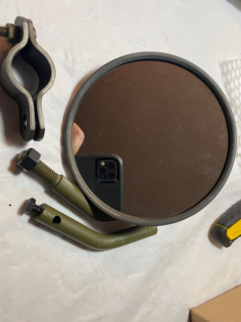 Harley Correct WLA XA WLC UA OD Green WW-II Long Stem Mirror 11350-41M  Euro