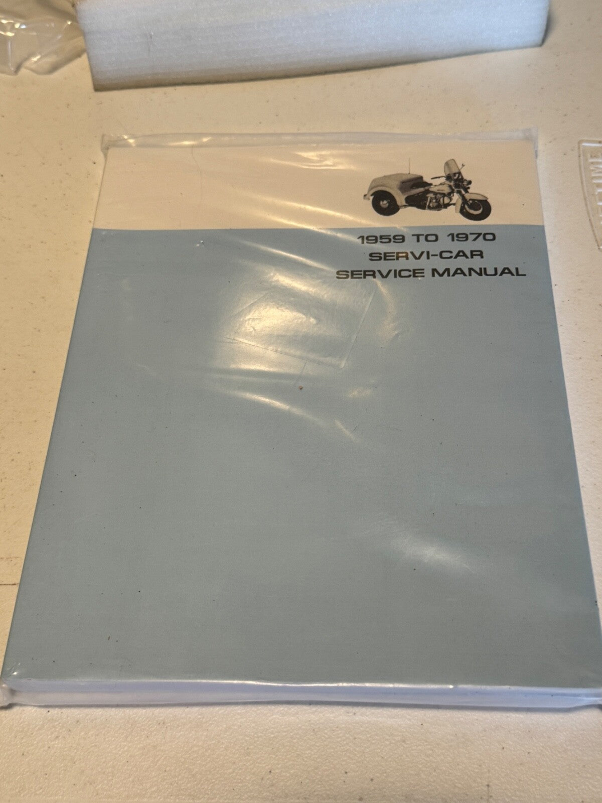 Harley 1959-70 Servicar Service Shop Manual Wiring Diagrams, Engine, Driveline