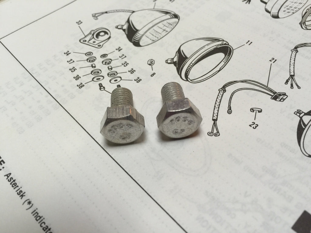 Harley CP-1038 5/16”-24 x 1/2" Bolts 4 OEM 3953 XL FL