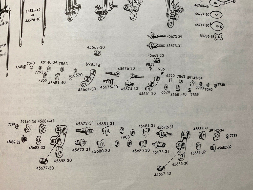 Harley 2644-41 Knucklehead Panhead Servicar Spring Fork Rocker Spacer Parkerized