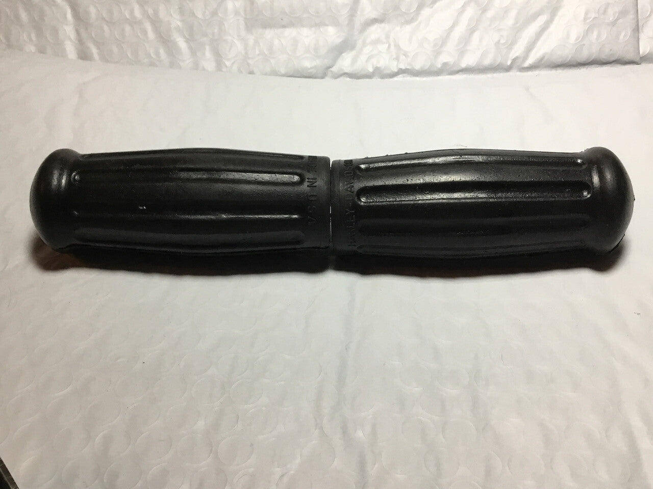 Harley Knucklehead WL UL VL Chrome Spirals & Grips w/ Logo 1935-48 OEM# 3312-35 