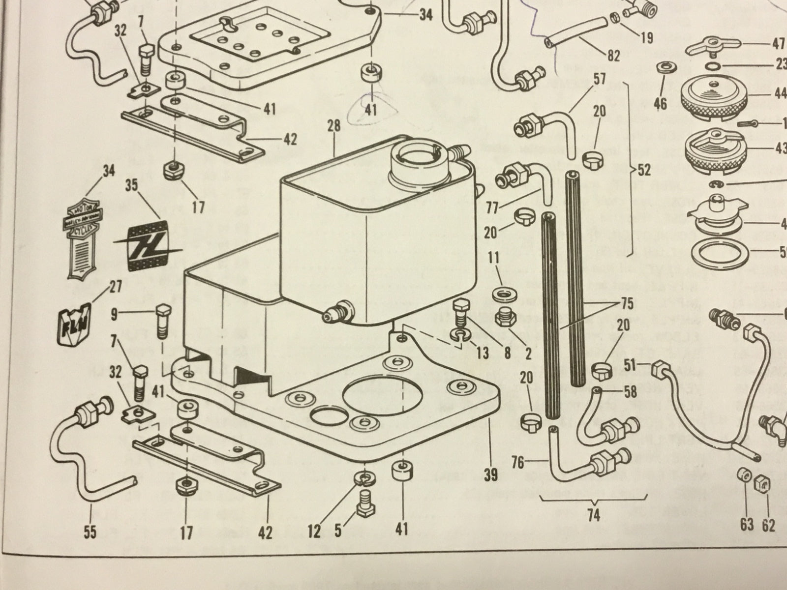 Harley Panhead Knucklehead WL Servicar Shift Gate Bolts 1947-65 CP-1038 OEM 3738