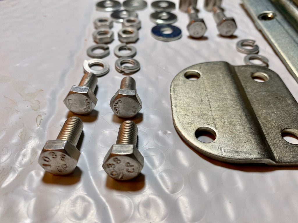 Harley Panhead Shovel Windshield Mounting Brackets W/ CP Hardware 1960-84 USA 